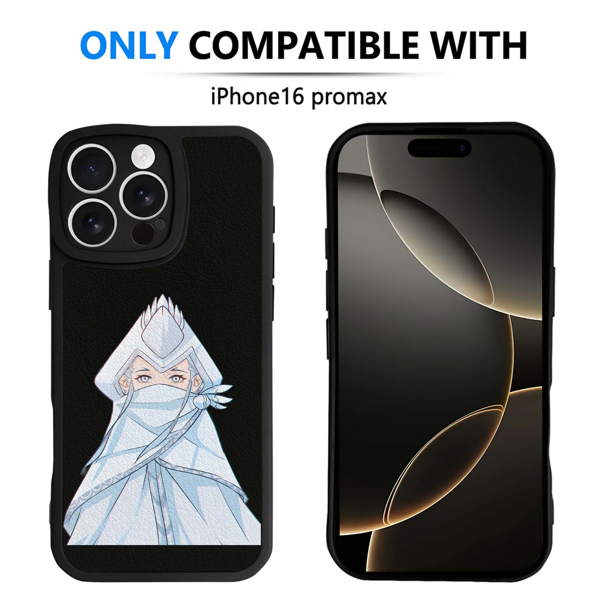 （画像用） Ne Zha 2 ナタ 魔童の大暴れ 【iPhone 16シリーズ対応】シリコンスマホケース（レザー調） 材質：シリコン